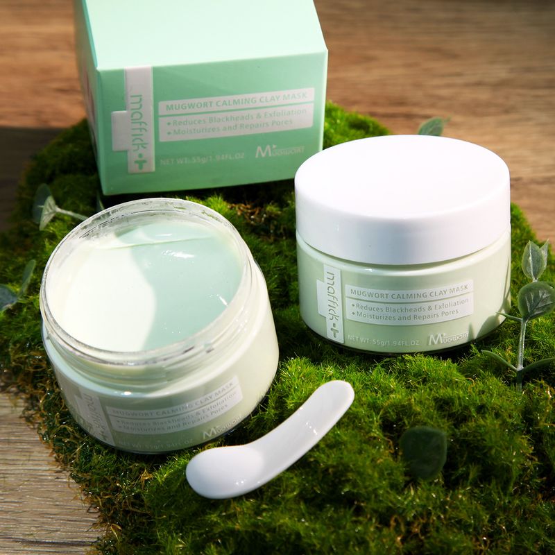 Treatments & Masks Mugwort Calming Mud Mask Apply Mask Cream_voghion.com