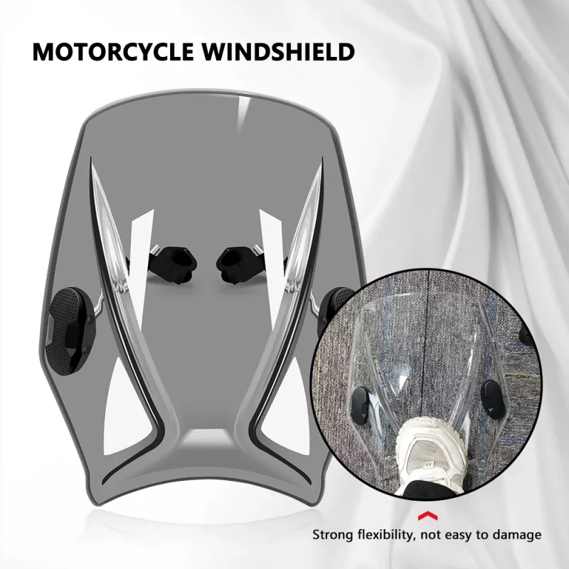 Para Superlight 125 150 Deflector de viento Nuevo parabrisas universal para motocicleta Cubiertas de parabrisas Pantalla Deflector de motocicletas_voghion.com