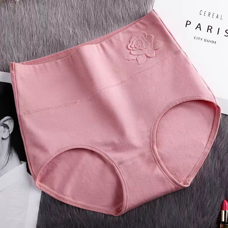 2025e Women's High Waist Antibacterial Seamless Panties For Young Women, Hip Lift, Tummy Control, Breathable Plus Size Cotton_voghion.com