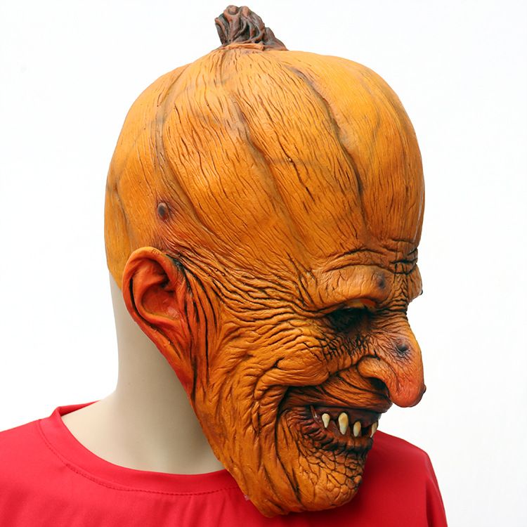 Halloween Flesh Colored Witch Mask Haunted House Escape Room Costume Prank Woman Headgear Character Play Props_voghion.com