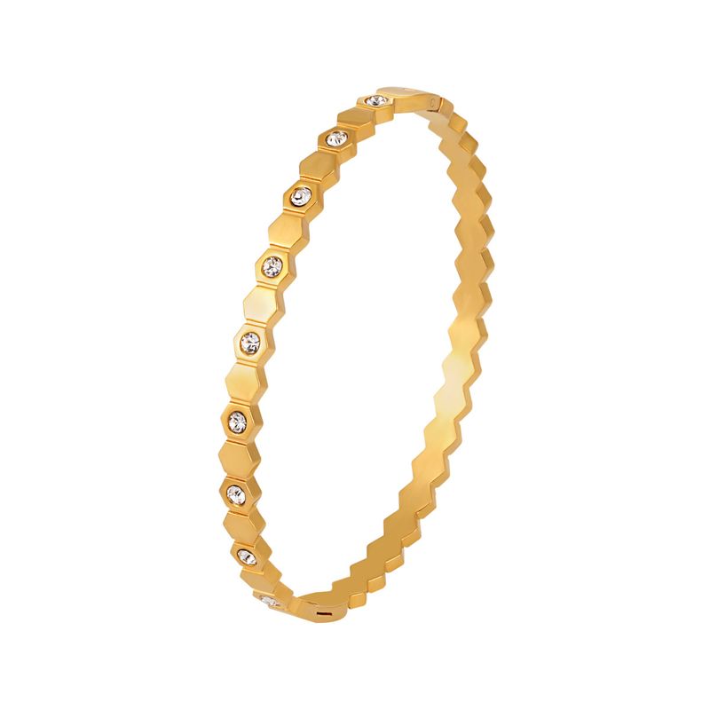 Nuovo bracciale in acciaio al titanio tempestato di diamanti, leggero e di lusso, alla moda e versatile_voghion.com