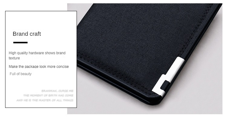 Canvas Einfarbig Männer Kurze Geldbörsen Metall Dekor Freizeit Reise Leichte Geldbörse Bi-fold Kleine Brieftasche ID Karte_voghion.com