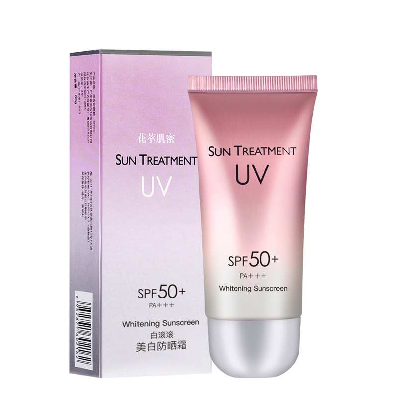 SPF50+Vücut Güneş Kremi SPF 50+Beyazlatıcı Yüz Güneş Kremi Cildi beyazlatmak için kullanılan hafif ve ince bir güneş koruyucu._voghion.com