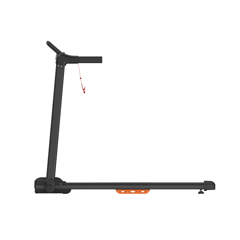 Klappbares Laufband für den Heimgebrauch, bis zu 12 km/h, belastbar bis 120 kg, Tablet-Halterung, App-kompatibel, LED-Display_voghion.com
