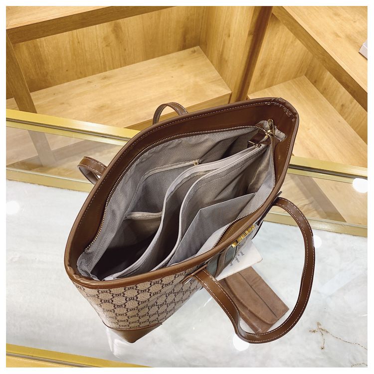 Geantă de mână pentru femei, geantă de mână cu un singur umăr, tipărită, de vară 2024, de lux, la modă, de mare capacitate, versatilă_voghion.com