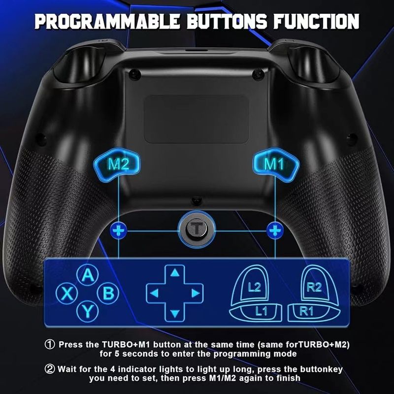 Switch Wireless Bluetooth Game With Screenshot For Android, IOS, Mobile Phone, Gyroscope, Computer, PC Controller_voghion.com