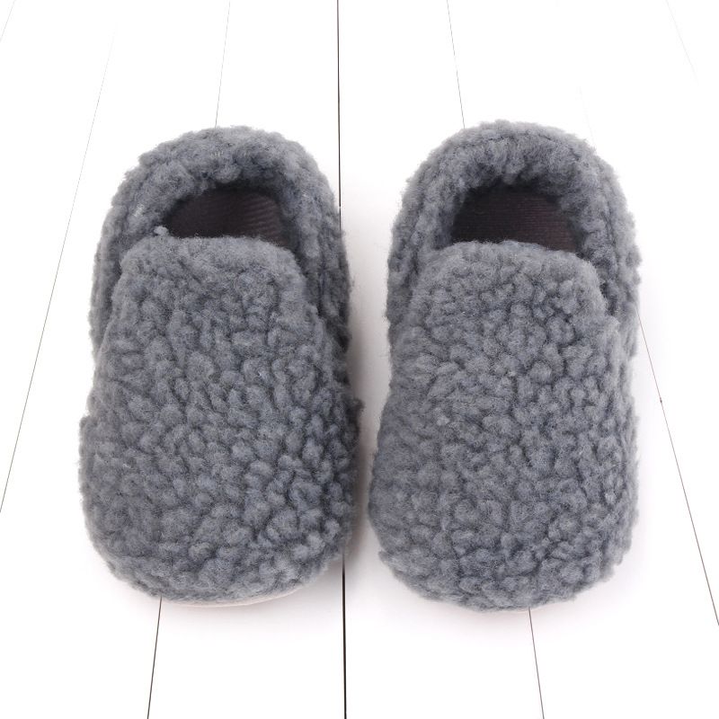 Scarpe da bambino autunno e inverno scarpe da bambino foderate in pile suola in gomma morbida antiscivolo scarpe da bambino scarpe di cotone scarpe da bambino all'ingrosso 2706_voghion.com