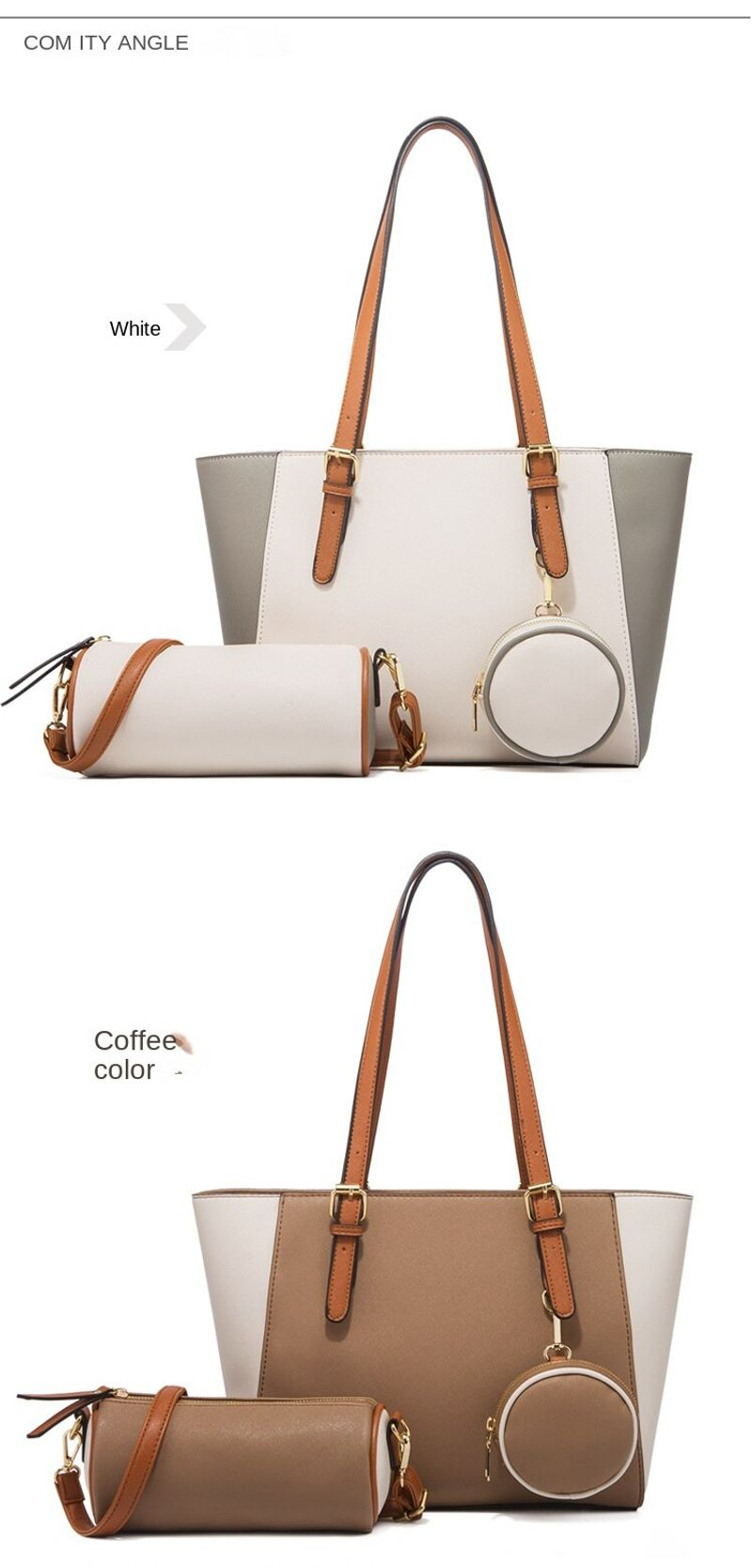 Handtasche Frau Neue Mode Große-kapazität Mutter-in-law Drei-in-one Killer Tragbare Einfache schulter Messenger Tasche_voghion.com