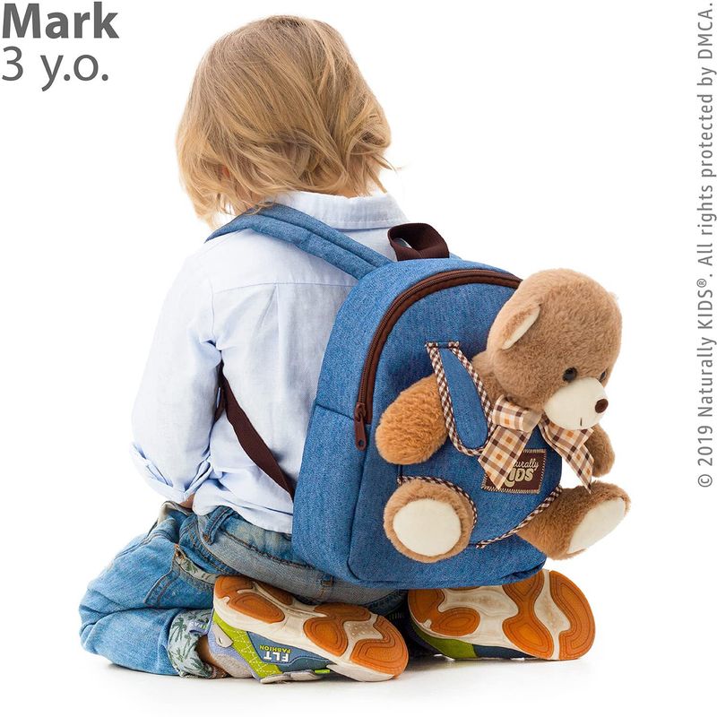 Kanner Schoultasch Denim Dinosaurier Rucksack ofnehmbar Grondschoul Schüler Spillschoul léif Cartoon Rucksack_voghion.com