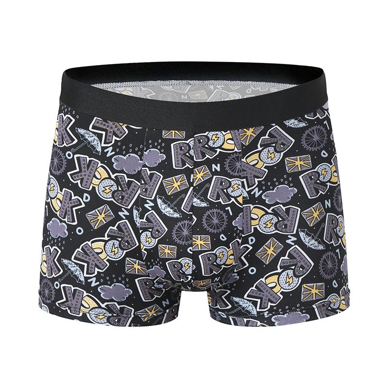 Plus Men's Underwear Large Size Comfortable Loose Sports Briefs Youth Boxer Shorts_voghion.com