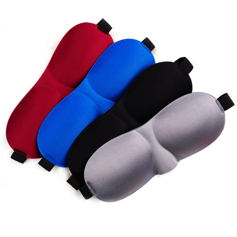 2PC 3D Tcare Sleeping Eye Mask Travel Rest Aid Eye Mask Cover Patch Paded Soft Sleeping Mask Blindfold Eye_voghion.com