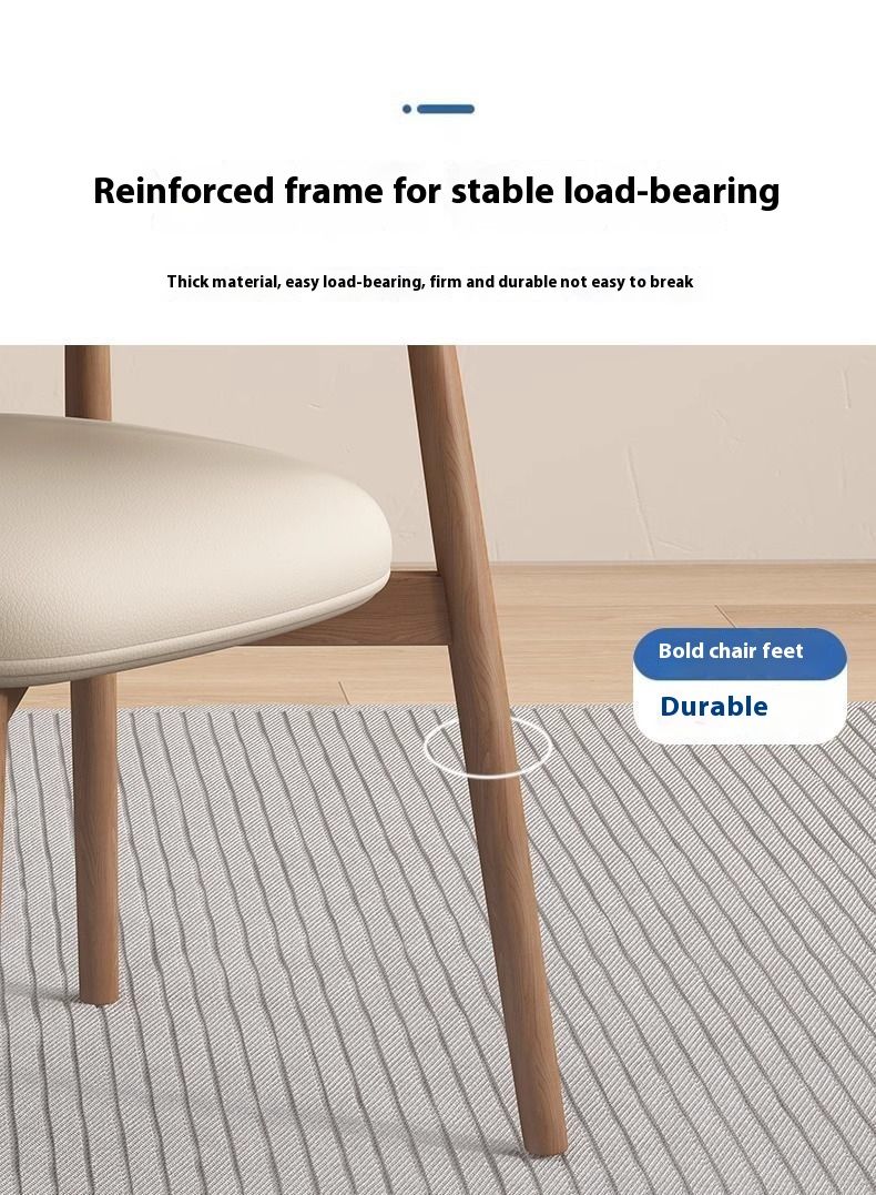 Sedie da pranzo semplici e moderne in legno massello nordico per la casa e i ristoranti_voghion.com