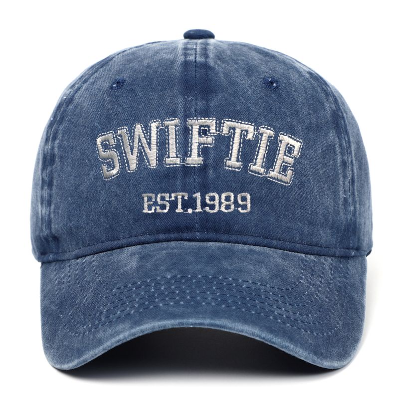 Gorra de béisbol unisex bordada con el alfabeto de 1989, gorra vintage para papá_voghion.com