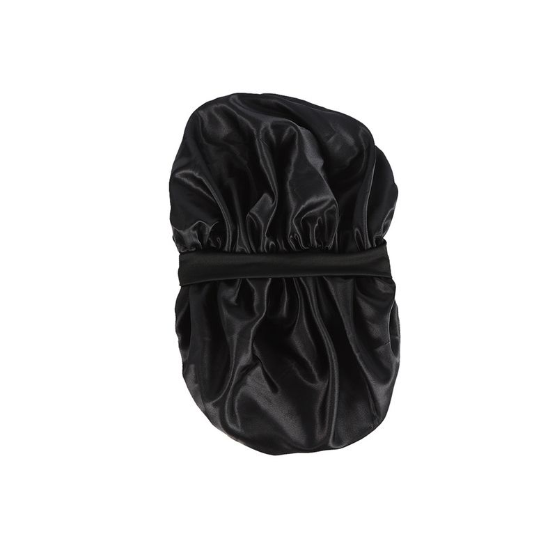 Men's large double layer sleeping cap double sided round hat beauty hair care cap high elastic wide brimmed hat pullover cap_voghion.com