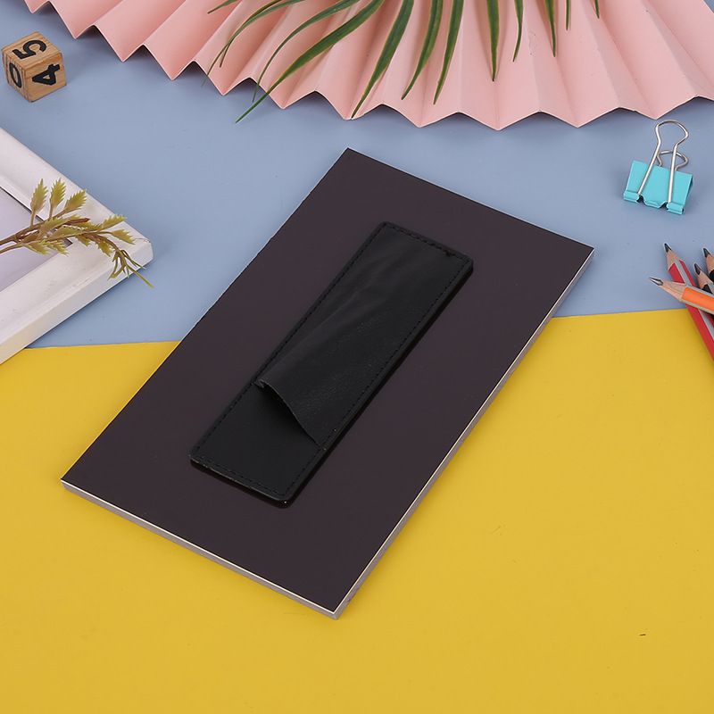 Factory supply soft magnetic notepad English cute office student notepad with pen holder to map can be customized_voghion.com