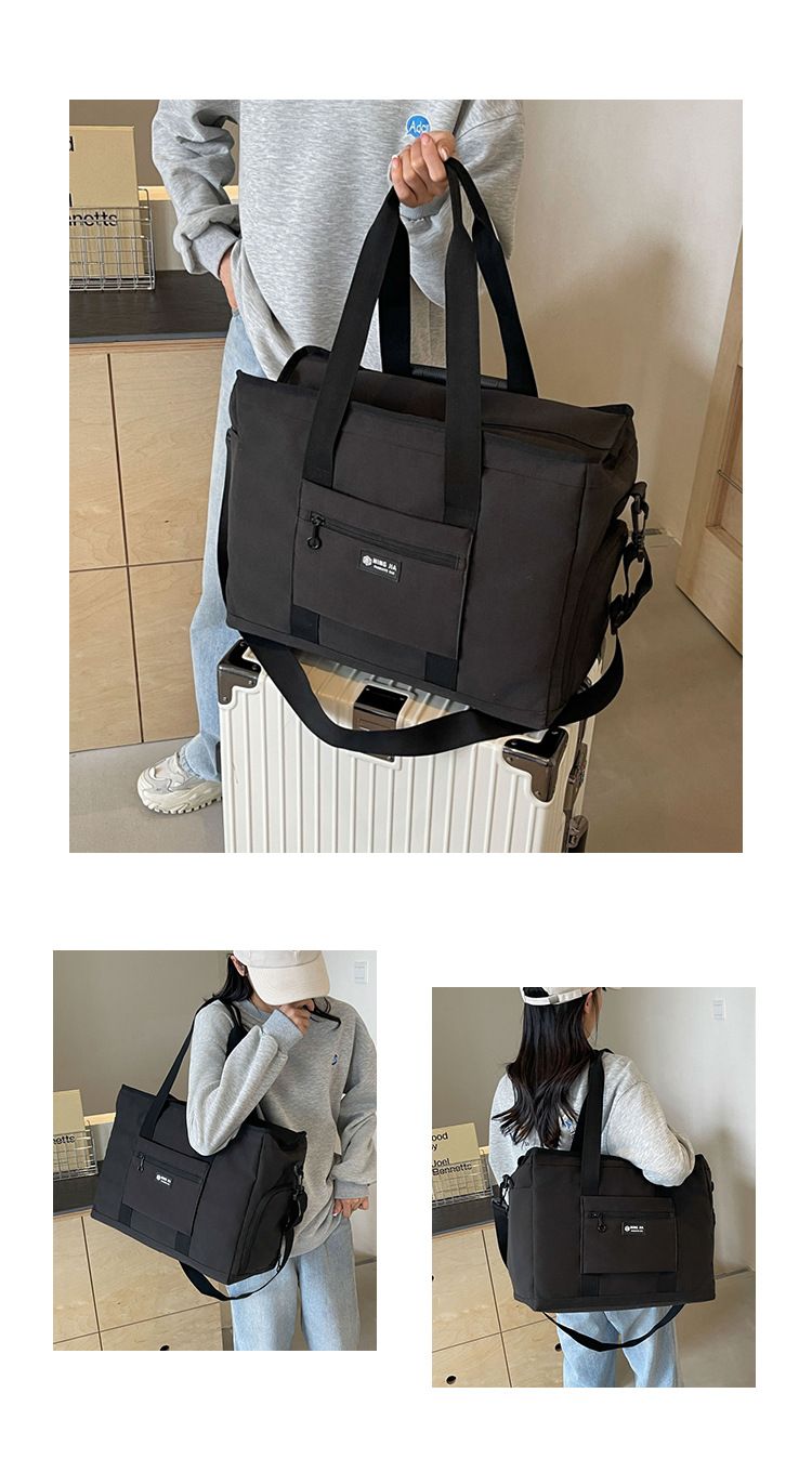 Modieuze lichtgewicht sport-fitnesstas Grote capaciteit Verplaatsbare draagbare opbergtas Schoenen Droog en nat Scheiding Yoga-trainingstas_voghion.com