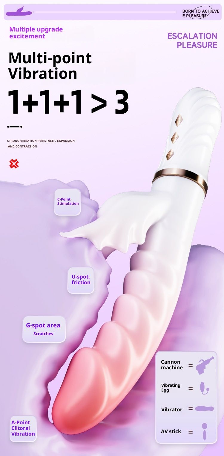 LuvBox Jiuai Weibliches Masturbationsspielzeug für Erwachsene Elektrische Kanone Starke Vibration Einführungsmassage AV-Stick-Vibrator_voghion.com