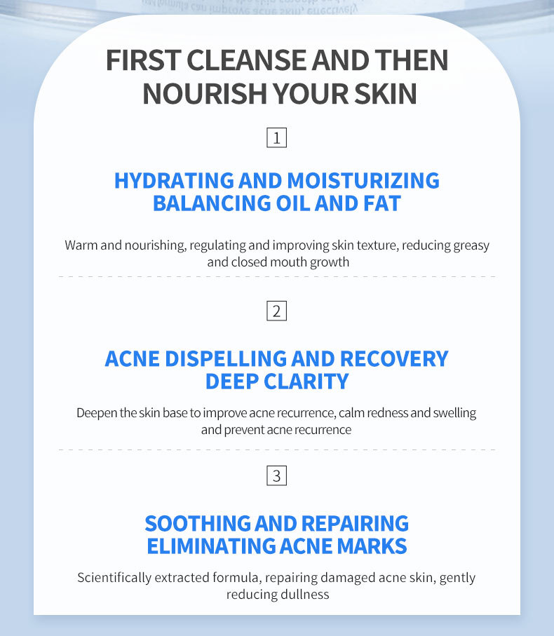 Test di efficacia umana della crema anti-acne e anti-acne coreana Delevanth_voghion.com