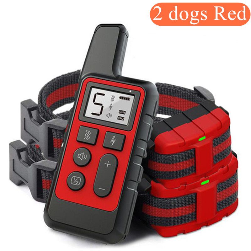 Dispositif anti-aboiements pour chiens, modèle privé, télécommande 500 m, avertissement de choc électrique et de vibration, fournitures pour animaux de compagnie_voghion.com