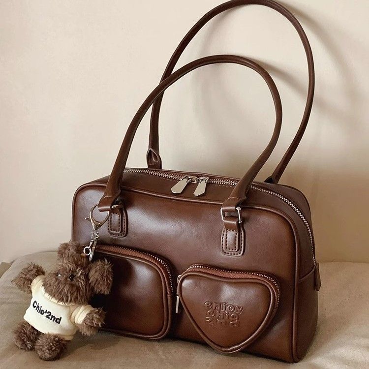 Cuscino illustrato per ragazze, borsa a mano alla moda di quest'anno, borsa a tracolla da donna, da portare sottobraccio, 2025_voghion.com