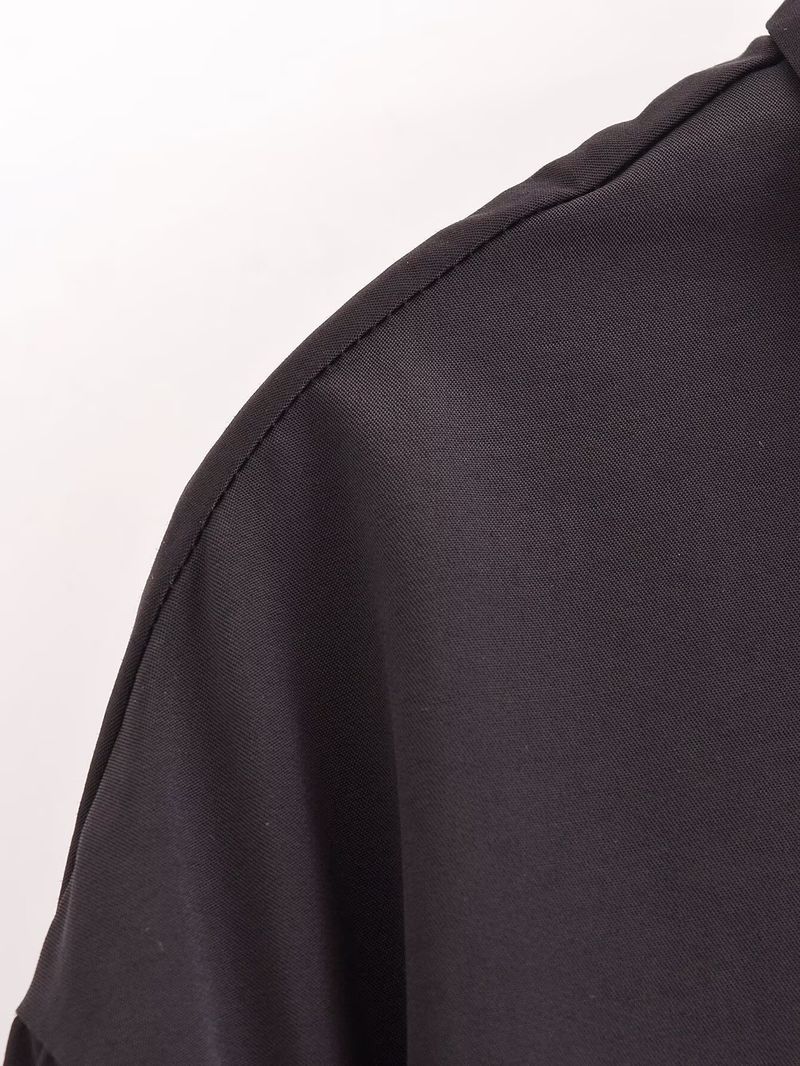 Dameskleding 2024 herfst en winter nieuwe straatmode casual revers trenchcoat jas_voghion.com
