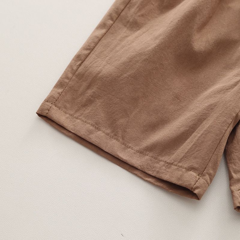 Elegante nieuwe stijl voor jongens 1-3 jaar oude baby's zomer Tang kleding korte mouwen tweedelige set_voghion.com