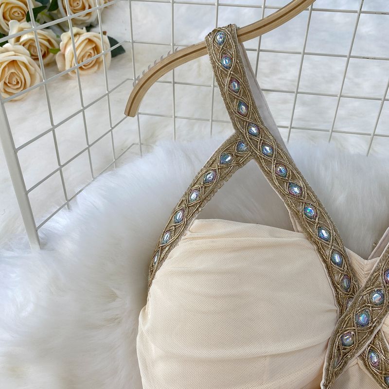 Rochie de vară frumoasă și unică pentru femei, stil vestimentar, cu guler înalt, subțire, cu șold, stil halter_voghion.com