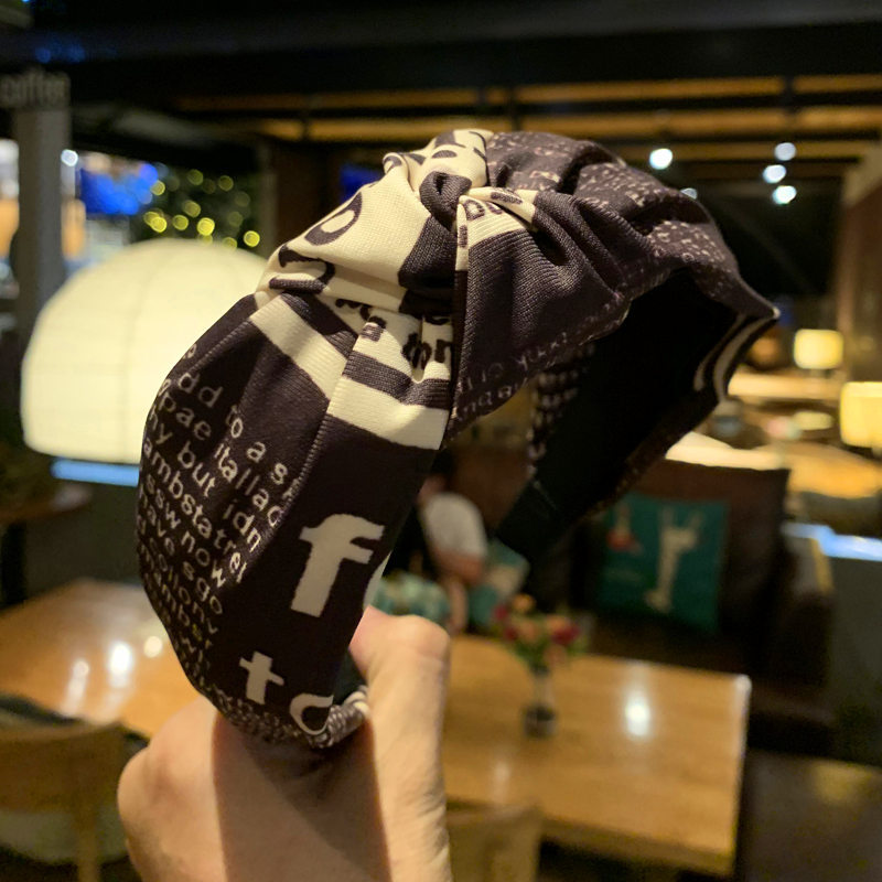 Juosta, paprastas korėjietiškas mazgas, prausiamasis veido audinys, plataus krašto segtukas, prispaudžiama galvos juosta, moterų laikraščių plaukų aksesuarai_voghion.com