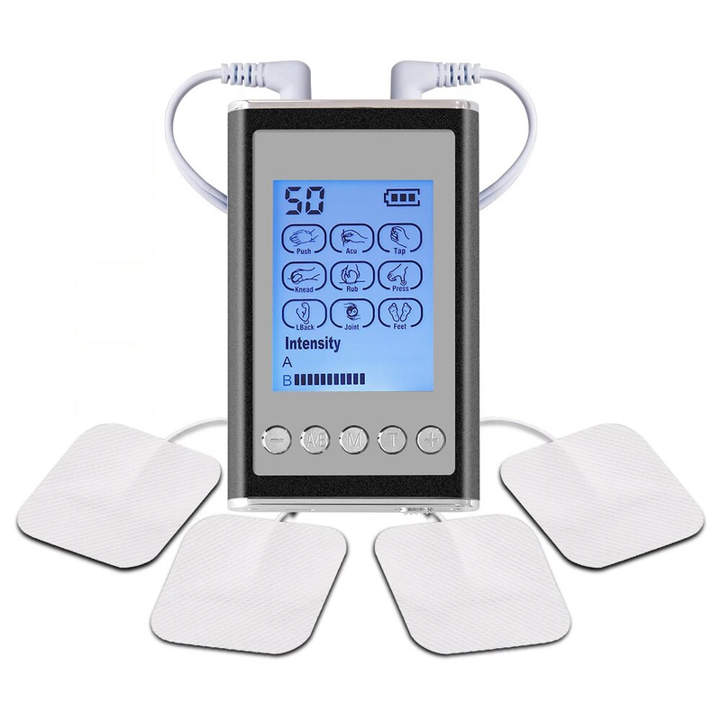 Modes Dual 9 Output EMS Electic Muscle Stimulato Acupunctue Tens Massage hine Electostimulato Physiotheapy_voghion.com