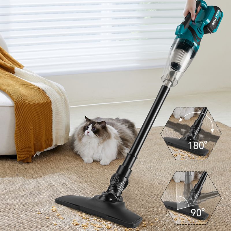 Yofidra 1500 W Kabelloser Elektrischer Handstaubsauger, Wiederaufladbares Reinigungswerkzeug Für Zuhause, Tierhaare, Für Makita 18 V Akku-Pin_voghion.com