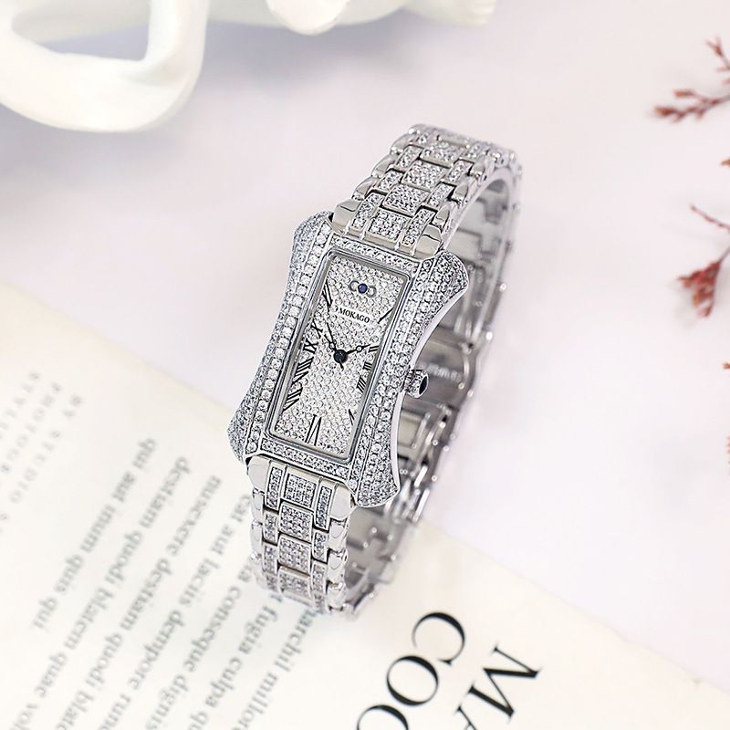 Orologio al quarzo di lusso da donna di alta qualità, con cielo stellato e diamanti, di alta qualità_voghion.com