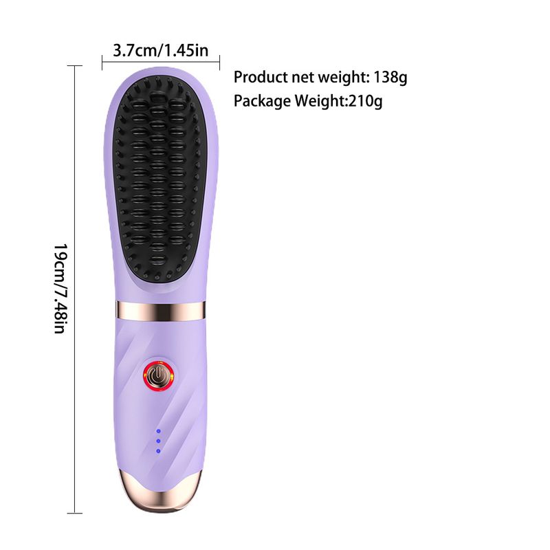 Neuer Lazy-Haarglätter, kabelloser Haarglätter, kleiner USB-Ladeanschluss, tragbare Reiserolle und gerades Artefakt mit doppeltem Verwendungszweck_voghion.com