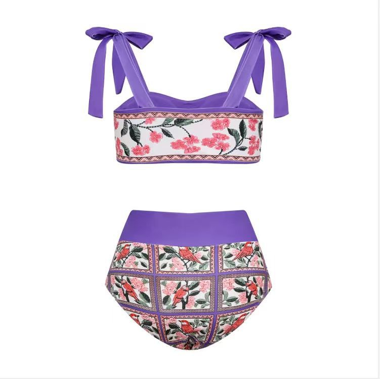 Kadın Giyim tek parça muhafazakar göbek örtüsü zayıflama tatil plajı kaplıca mayo retro tek parça bikini_voghion.com