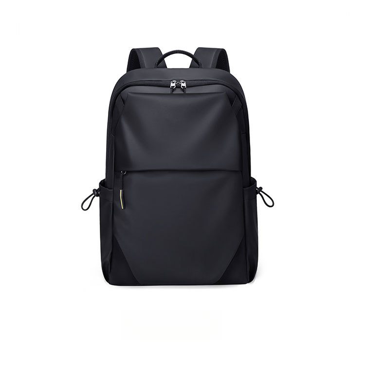 Herenmode Rugzak Elegante en minimalistische rugzak Heren waterdichte leren film Heren tas 15 inch Computertas Casual rugzak Zwarte reistas_voghion.com