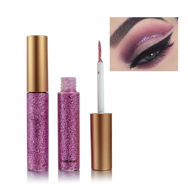 eye-liner brillant à paillettes nacrées pour performance sur scène, ensemble de 10_voghion.com