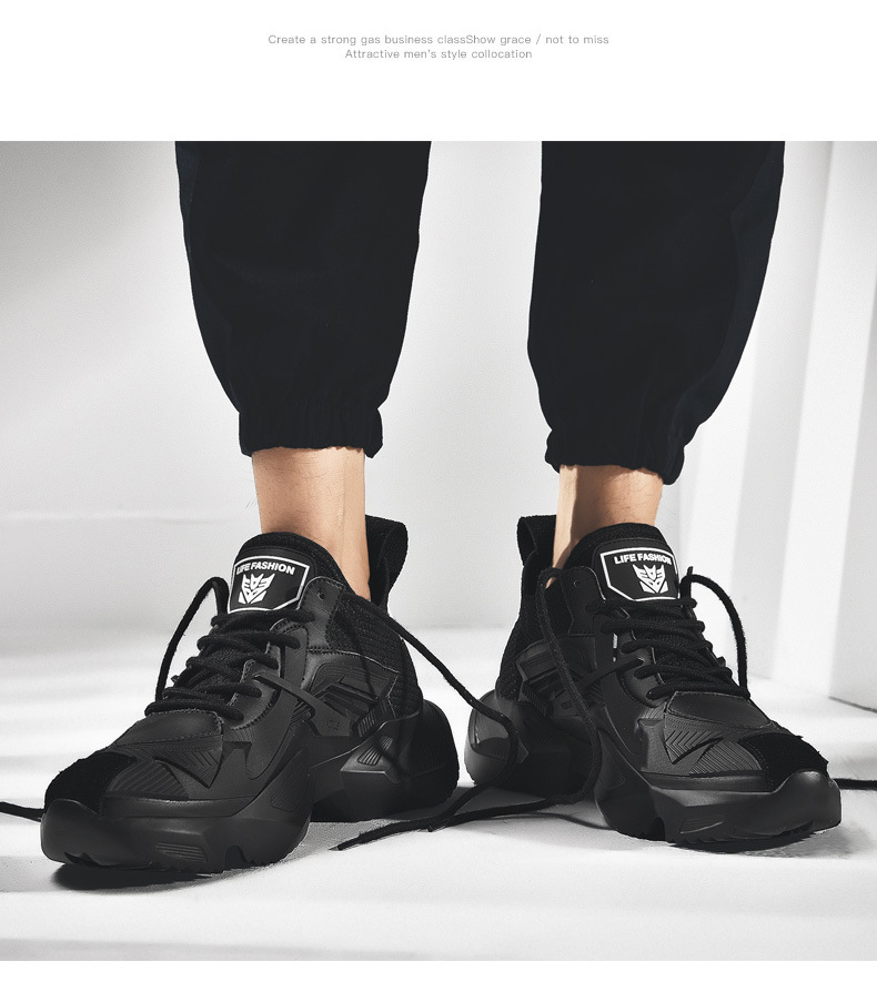 Men's Comfortable Sneakers Breathable Casual Shoes Work Casual Shoes Leather Waterproof_voghion.com