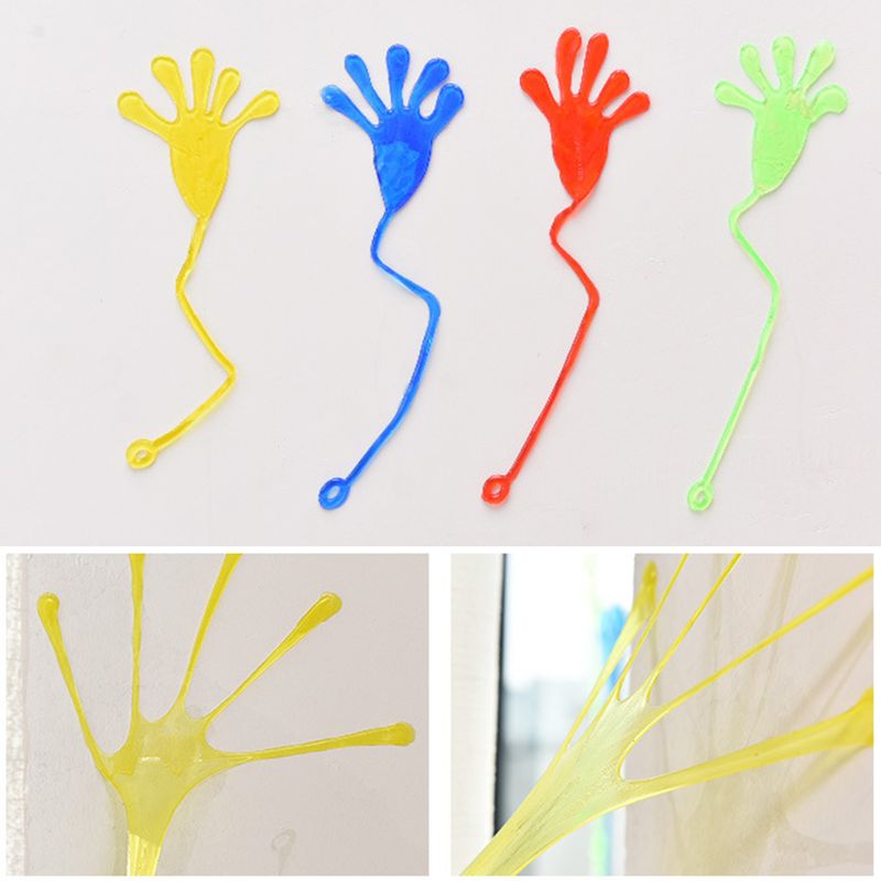ToysMall Jucărie cu Mâini Lipicioase, Elasticitate Moale, Extensibil, Colorat, Palm Wall Climbing Toy, Stress Relief Novel Stretch Lipicios Toy, Mâini Înșelătoare_voghion.com