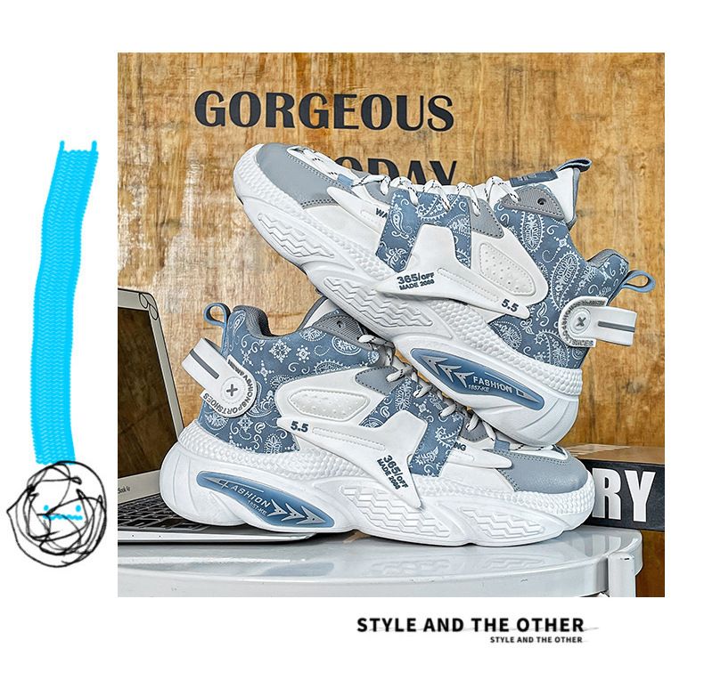 Scarpe alte da uomo autunno e inverno tutte le partite studenti tempo libero vero combattimento basket scarpe da corsa_voghion.com