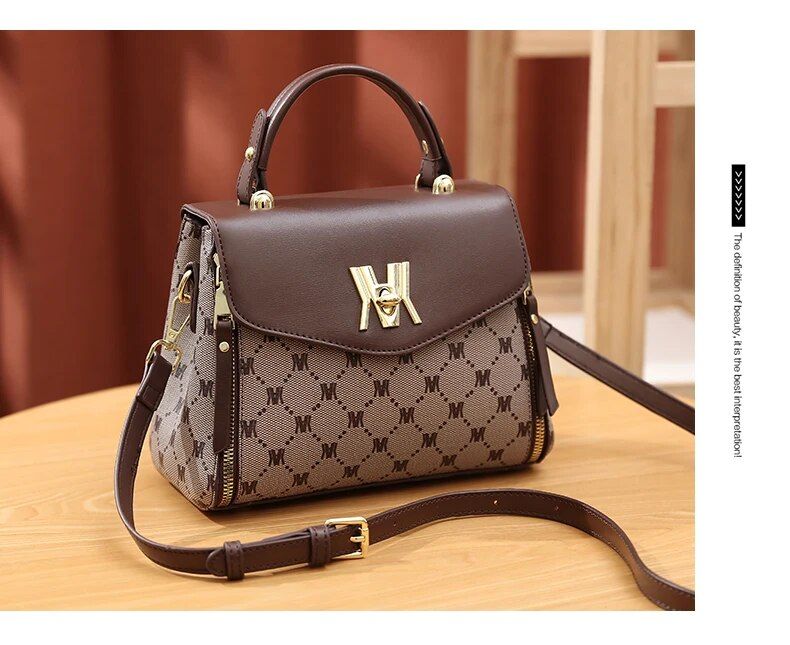 Sac À Main À Rabat Avec Lettres Graphiques, Sac À Main À Poignée Supérieure Avec Décor À Boucle Pour Femmes, Sac À Bandoulière À Fermeture Éclair À L_voghion.com