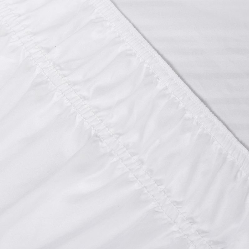 Gonna elastica per letto - Tinta unita con design antiscivolo (facile da installare, adatta a materassi da 20 a 40 cm, antipiega, Queen/King size)_voghion.com