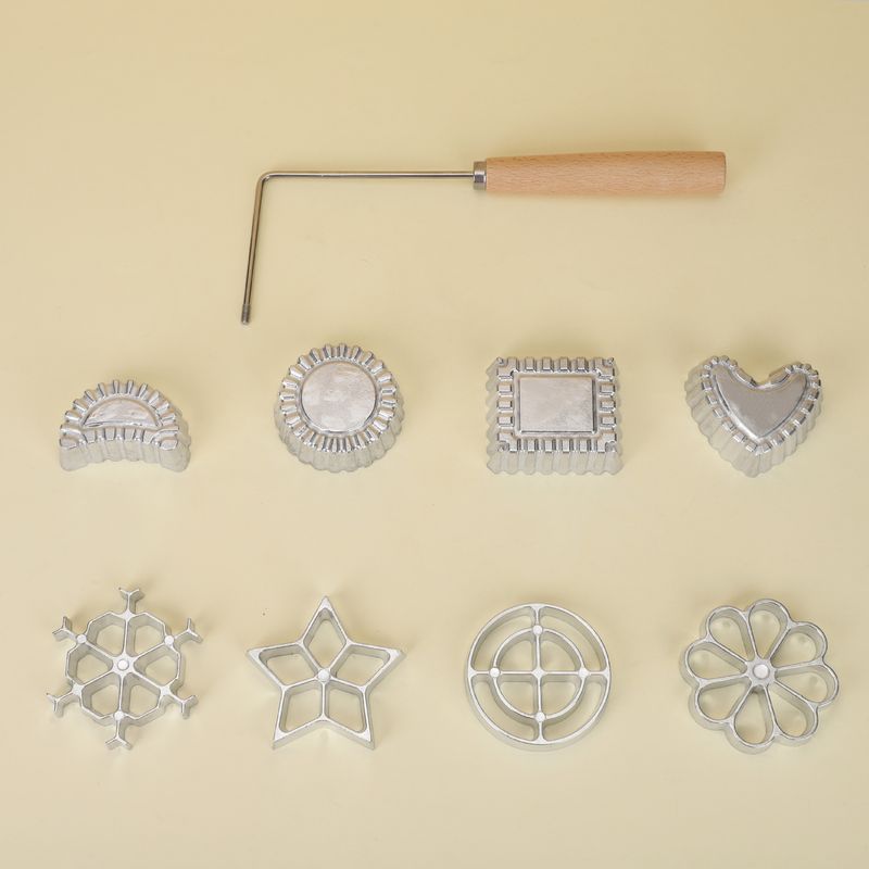 Aluminium Cakevorm Keuken Bakgereedschap Olie Dumpling Garnalencake Radijs Lepel Snack Frituurvorm_voghion.com