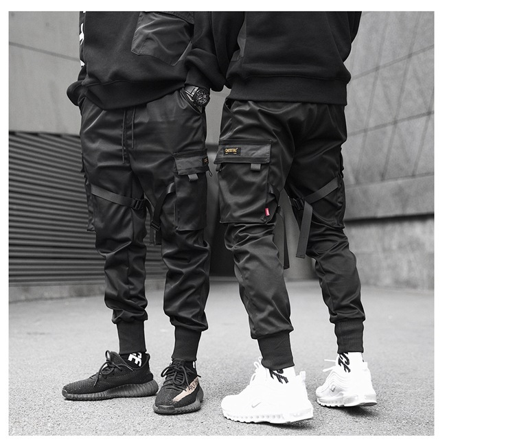 C Monos de paracaidista tácticos funcionales de marca de moda para hombre, pantalones holgados informales de tendencia nacional_voghion.com
