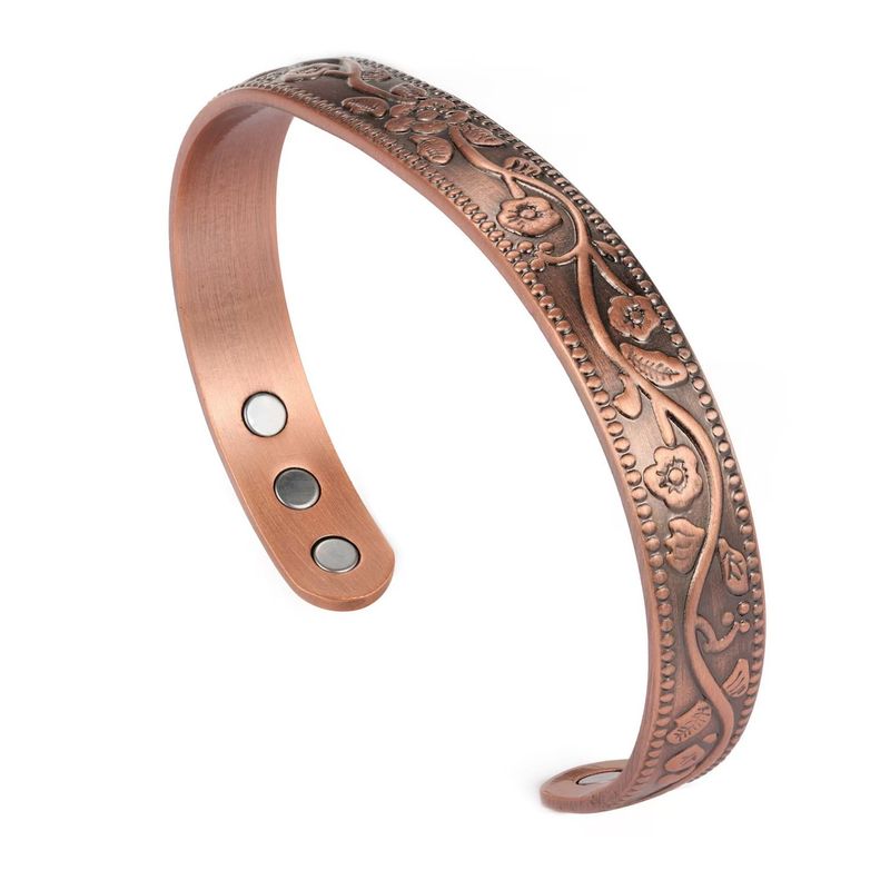Magnetisches Blumenring-Set, verstellbar, Armband-Stil für Herren und Damen_voghion.com