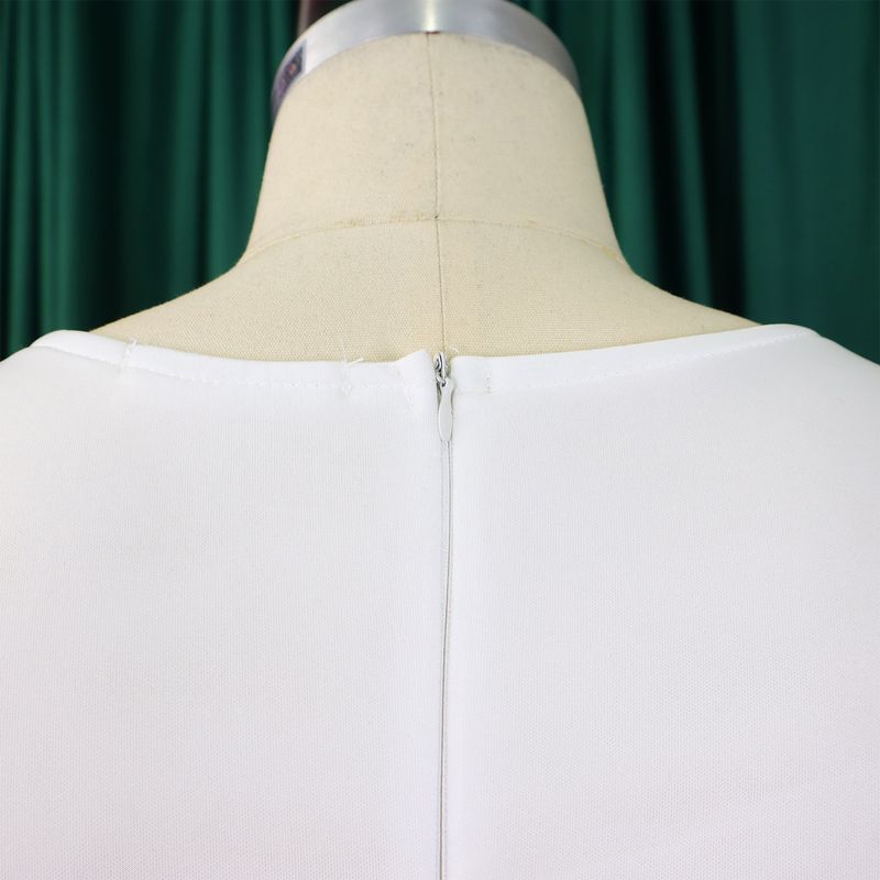 Women's Clothing fashion temperament elegant ruffled solid color hip wrapped _voghion.com