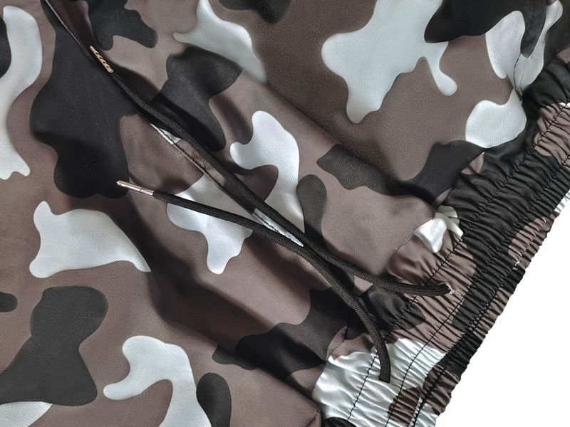Men's Camouflage Cargo Pants - Outdoor Military Tactical Jogger Pants With Drawstring Waist & Multiple Pockets, Loose Fit Casual Work Pants_voghion.com