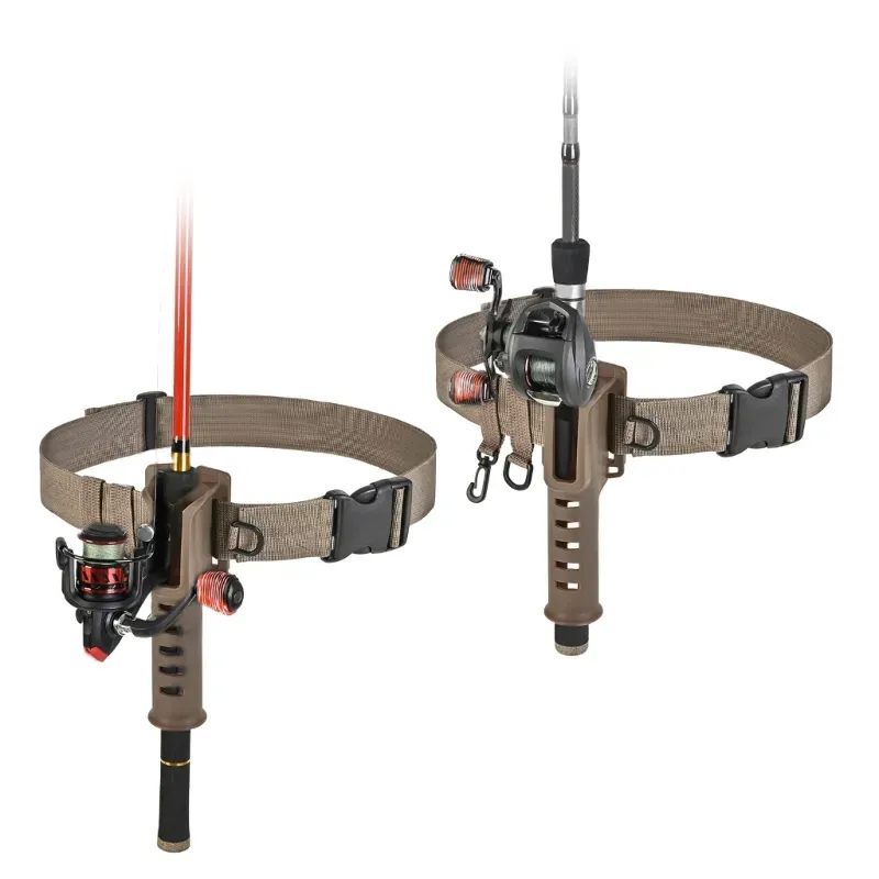 Belt Waist Hanging Rod Spinning Casting Poles Reel Holder Portable Fishing Tool_voghion.com