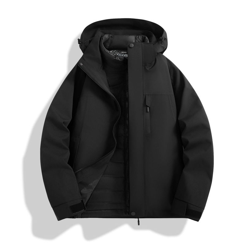Giacca da alpinismo 3 in 1 con fodera completamente termosaldata, senza cuciture, con nastro adesivo, per uomo e donna_voghion.com