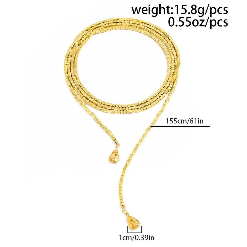 IngeSight.Z 4 stili Boho Irregolare CCB Collana lunga con perline da donna Hip Hop Creativa Sexy Catena a forma di Y Clavicola Gioielli eleganti_voghion.com