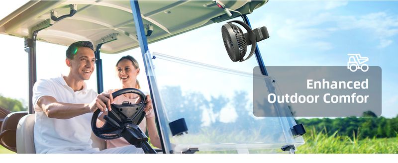 8-Zoll-Tischventilator zum Anklemmen – 10.000 mAh, 4 Geschwindigkeiten, per USB wiederaufladbar_voghion.com