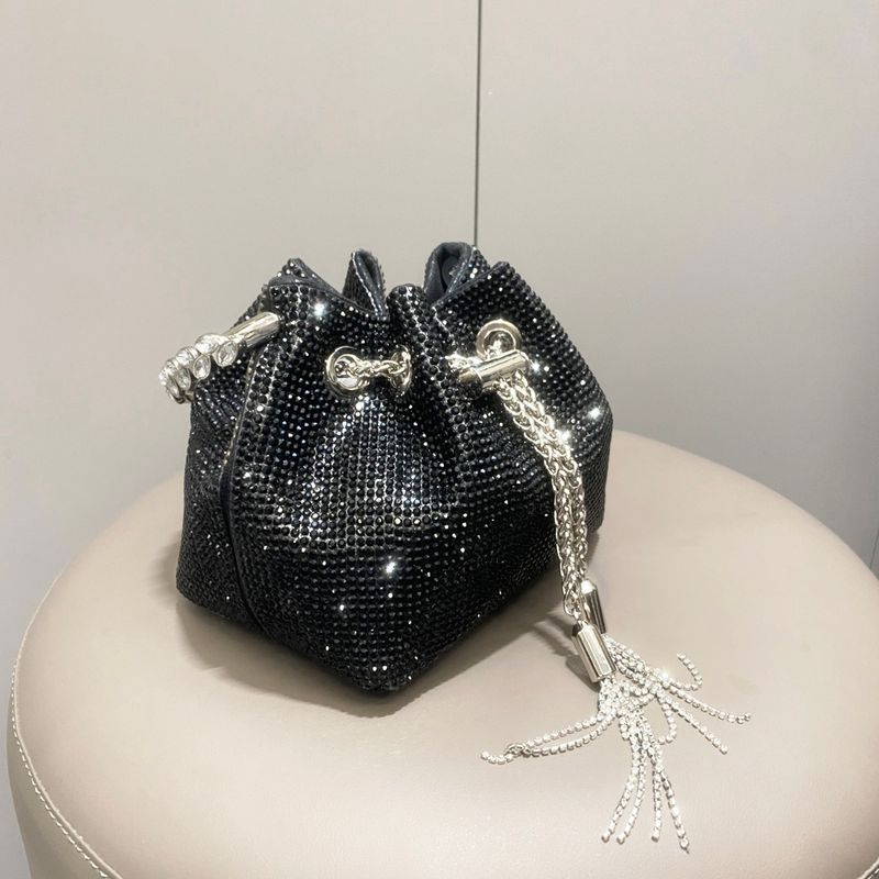 Portemonnees en handtassen voor vrouwen Luxe designer bucket clutch avondtas bankettas kristal strass schoudertassen_voghion.com
